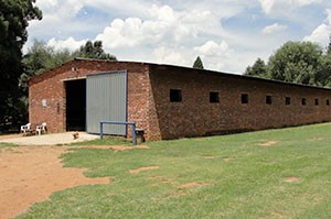 Outside StarlightStables barn